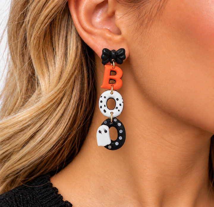 Boo Bows Earrings