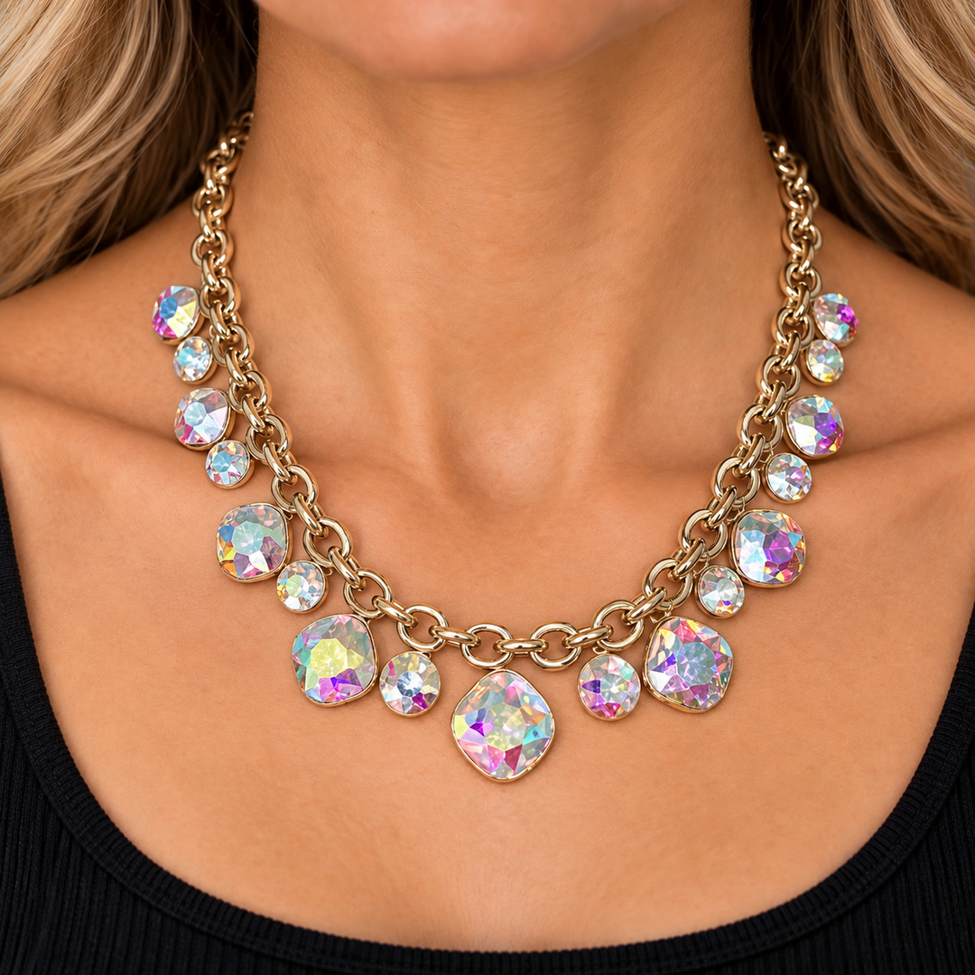 Rhinestone Bling Necklace