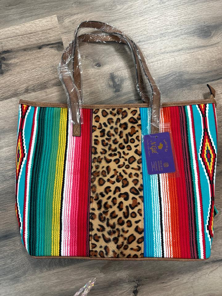 Monogram mini tote bag