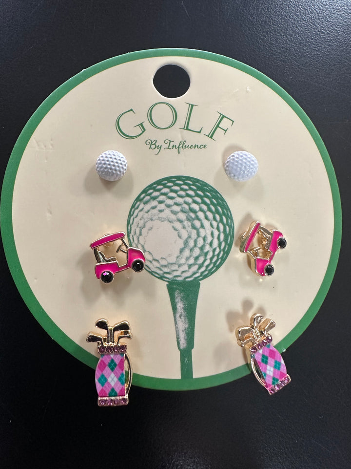 Golf Earrings, Necklaces or Bracelets