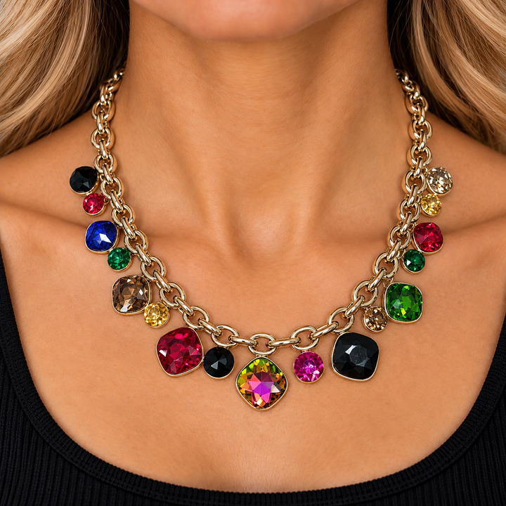 Rhinestone Bling Necklace