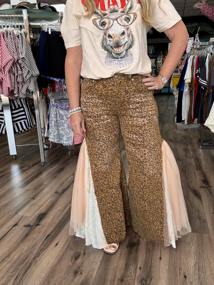 Dolly’s Leopard Jeans with Inserts