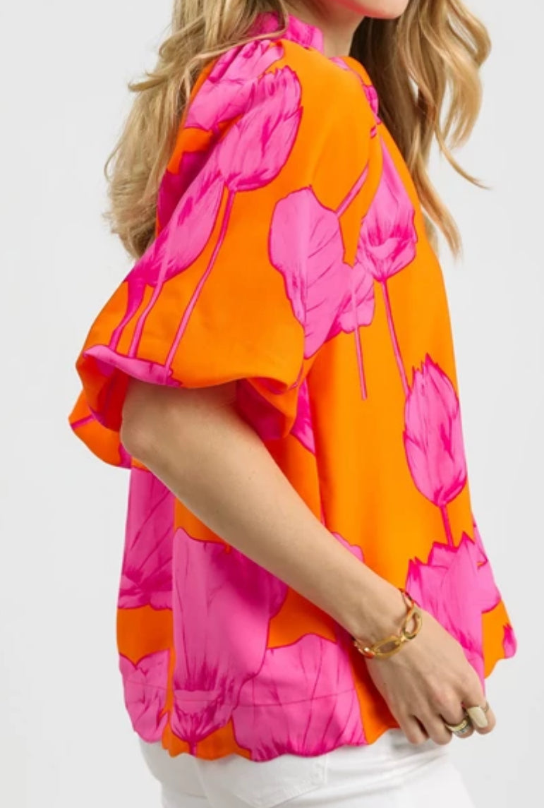 Big Poppy Blouse