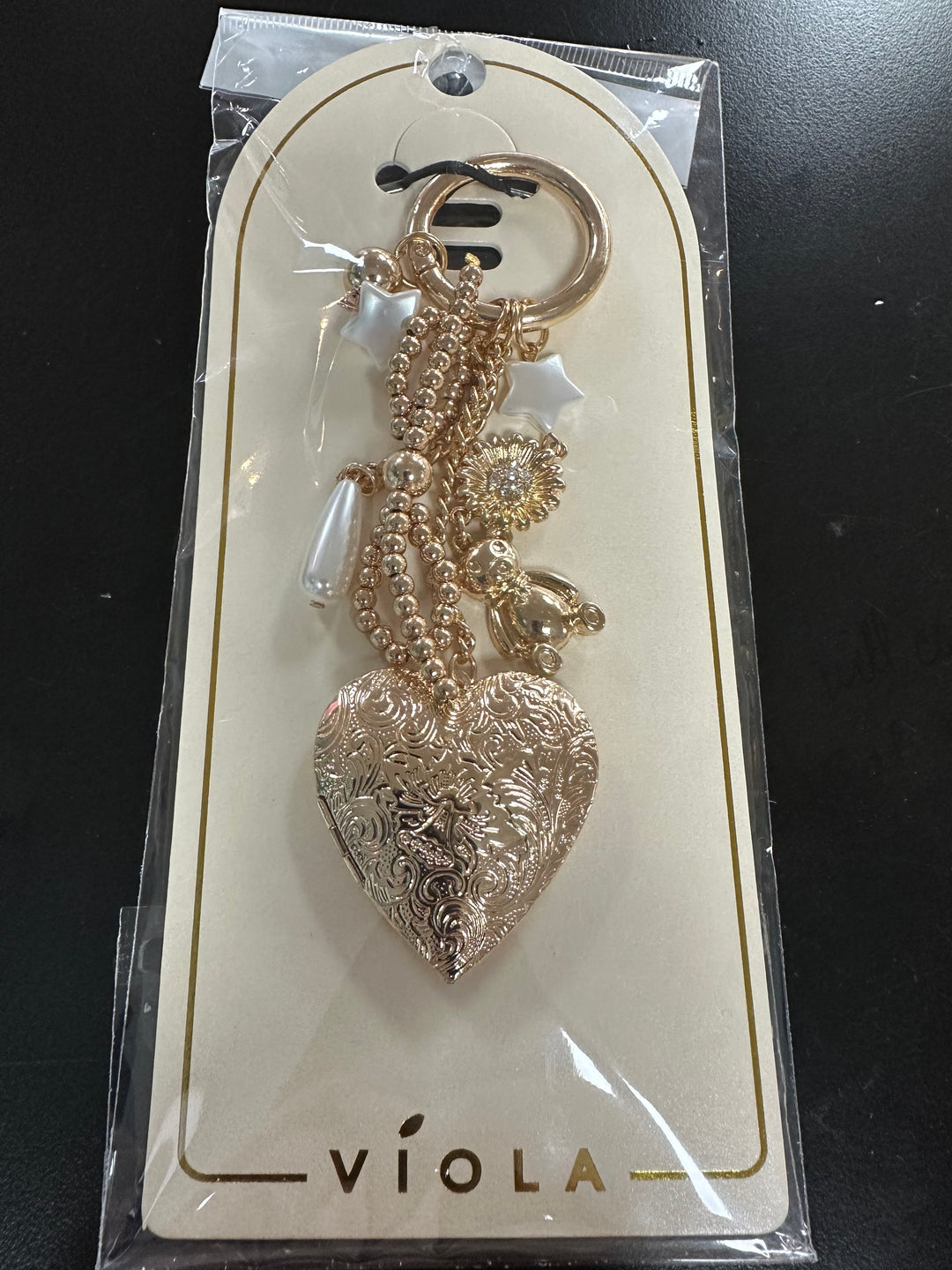 Golden Dangling Purse Charms