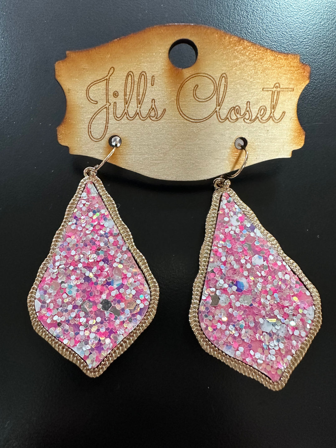 Glitter Drop Earrings