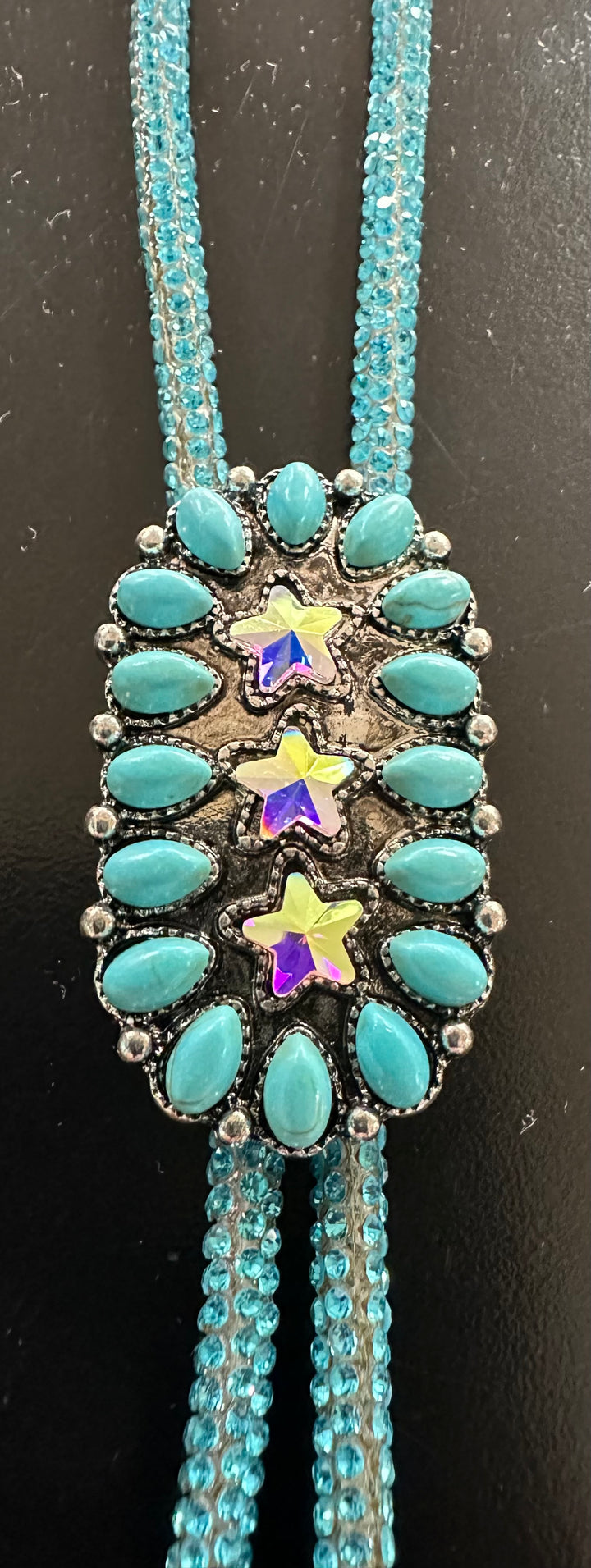 Bling Bolo Tie Necklace