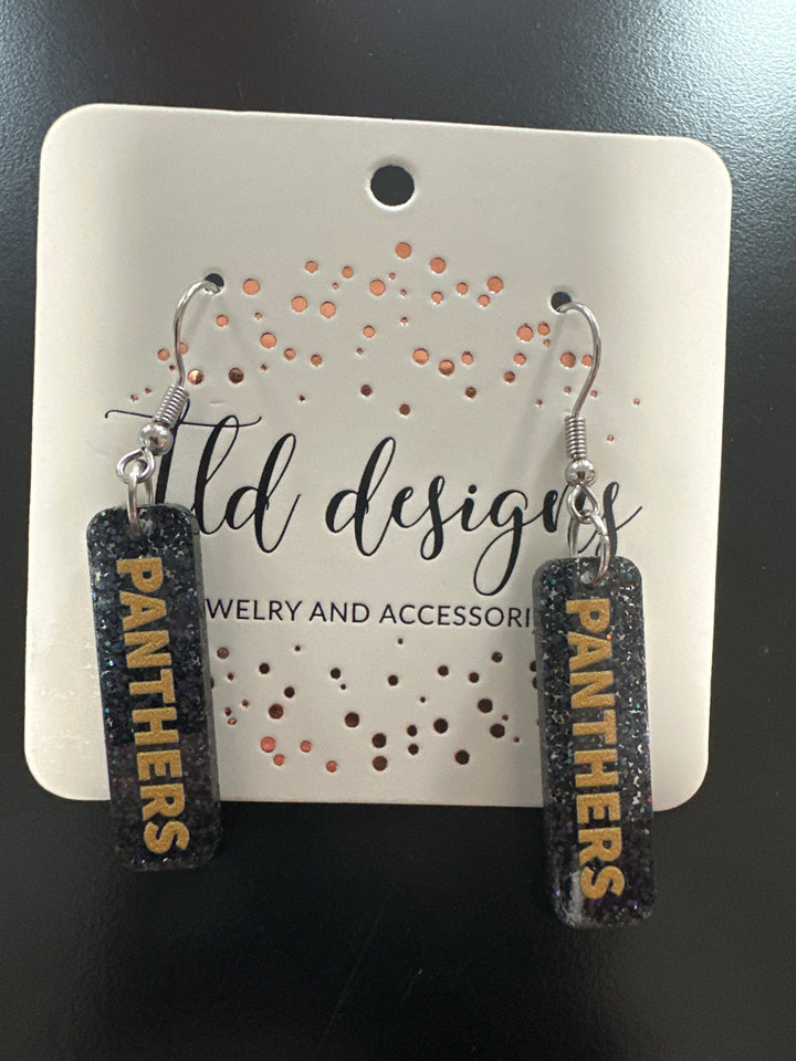 Game Day Sticks School Earrings