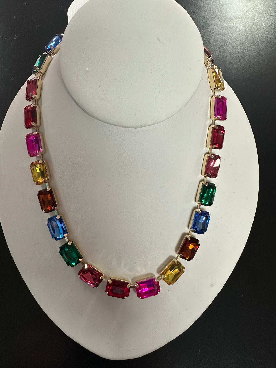 Emma’s Faceted Stone Necklace