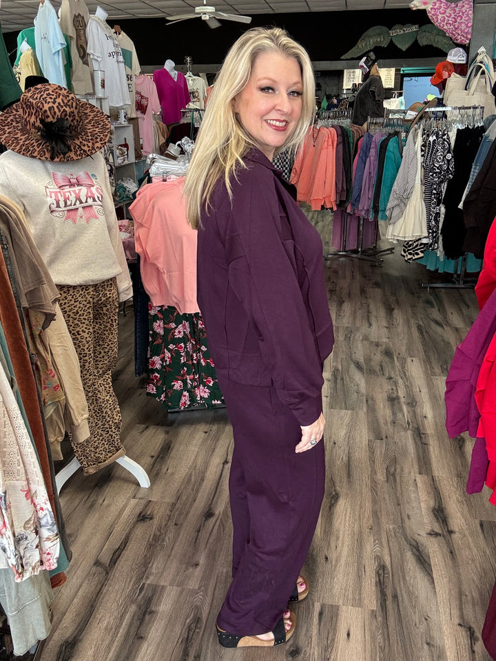Plum pretty 2 pc Set