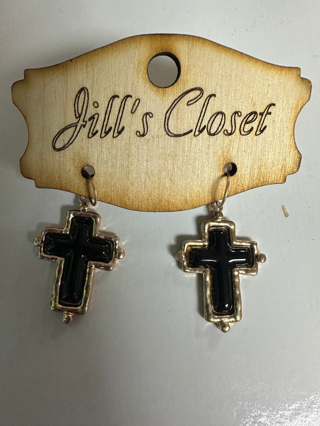 Cross Fishhook Earrings