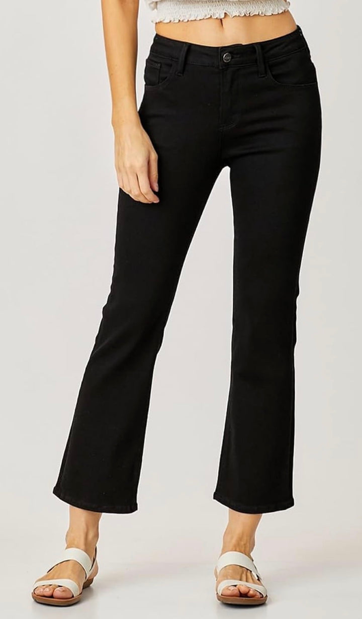 Wickedly Cute Black Crop Jeans