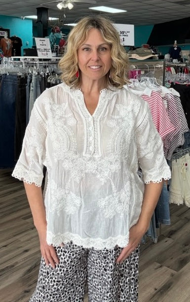Lottie’s Embroidered Blouse
