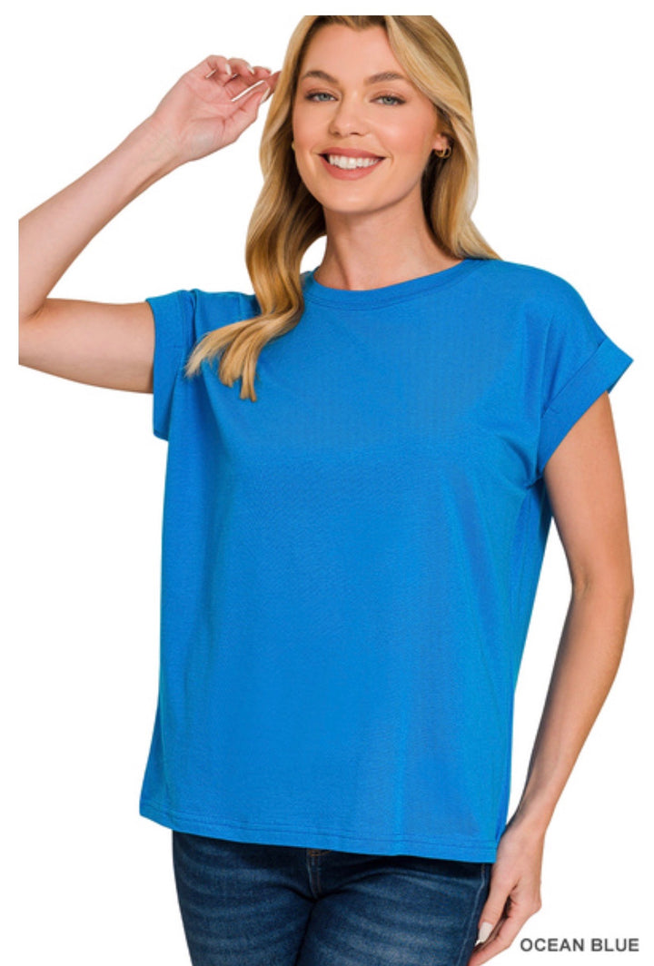 Folded Sleeve T-Shirt