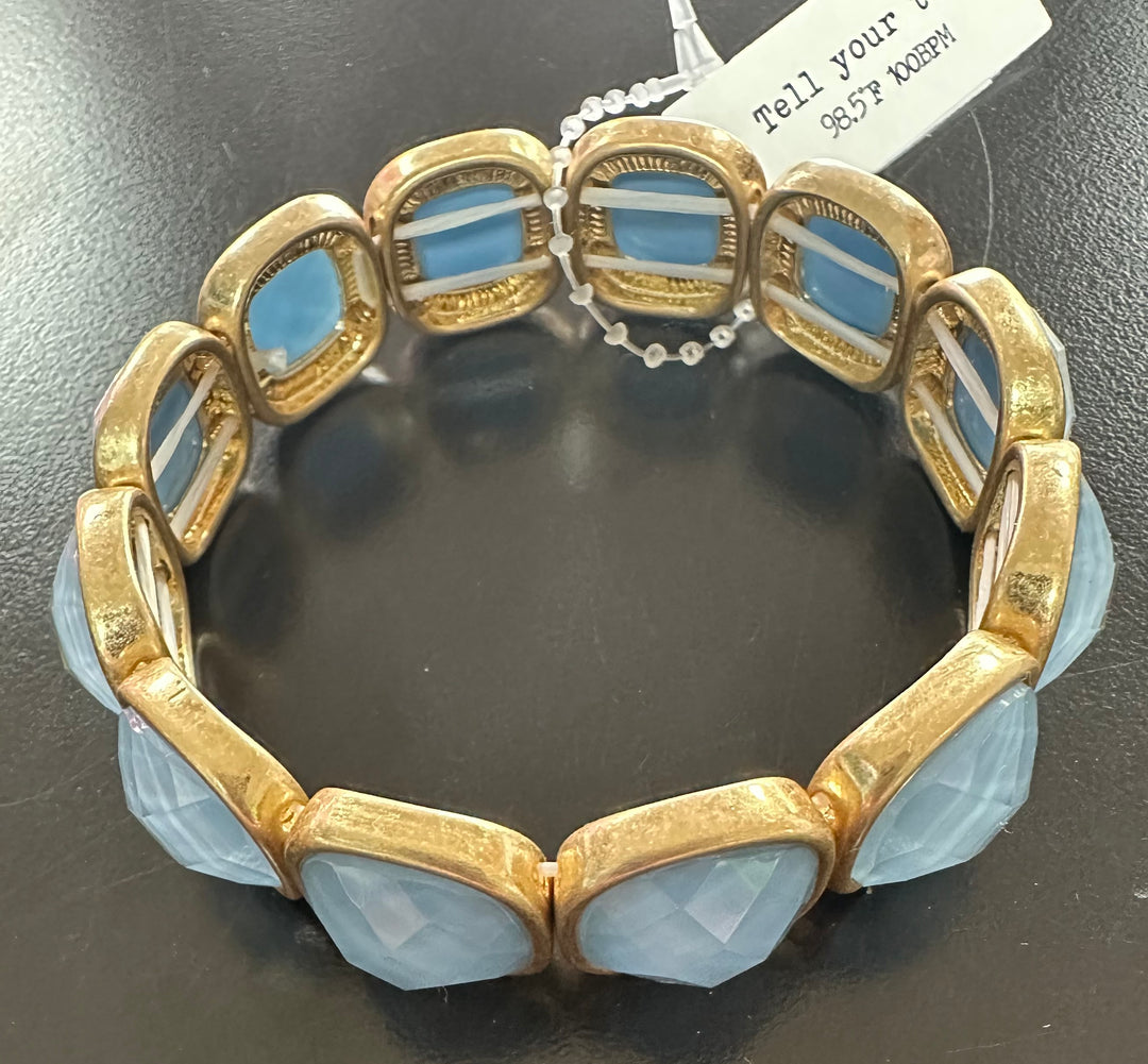 Faceted Matte Stone Bracelets