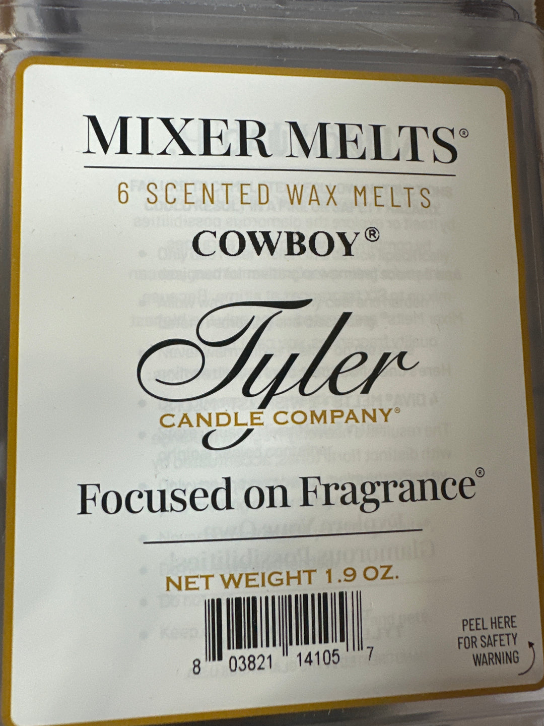 Tyler Candle Co. “ Cowboy” Scent