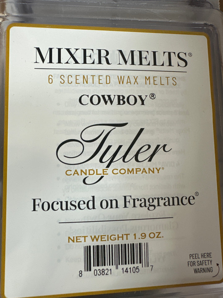 Tyler Candle Co. “ Cowboy” Scent