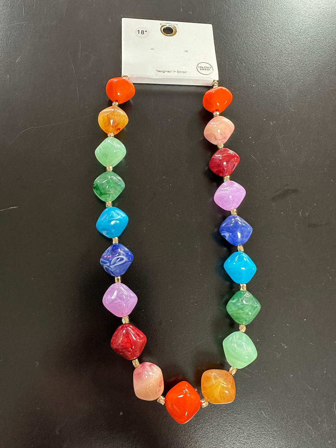 Multicolored 18” Necklace