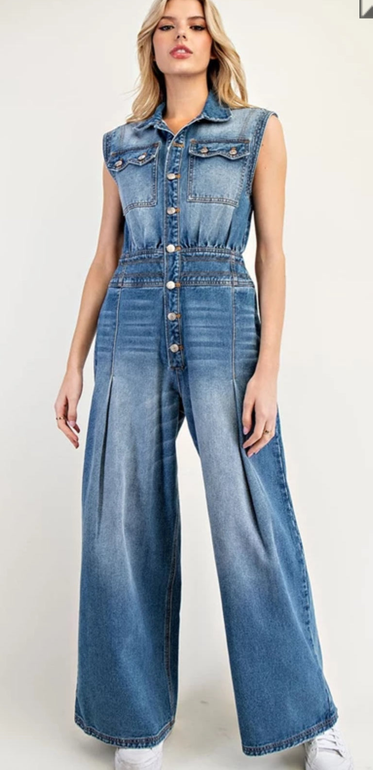 Kerri’s Denim Jumpsuit