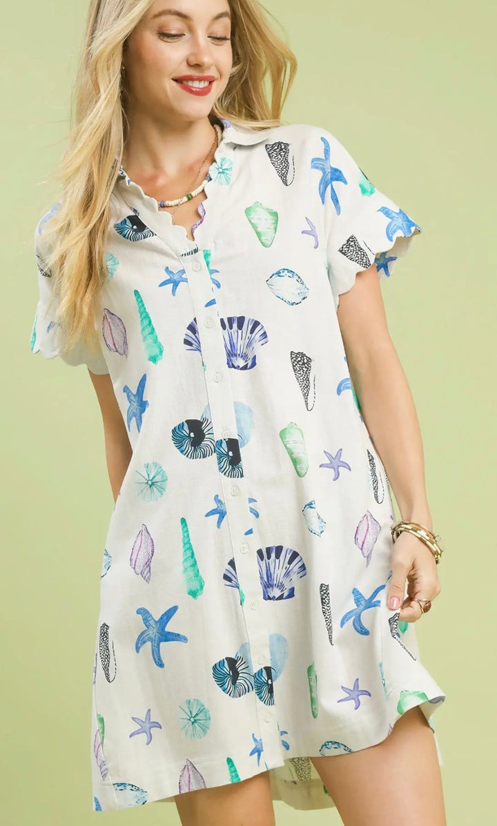 Sea Shells by the Sea Shore Dress
