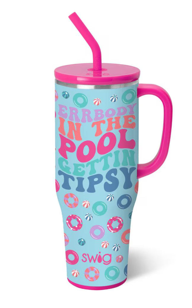 Swig Errbody gettin Tipsy Mega Mug - Thumbnail 2