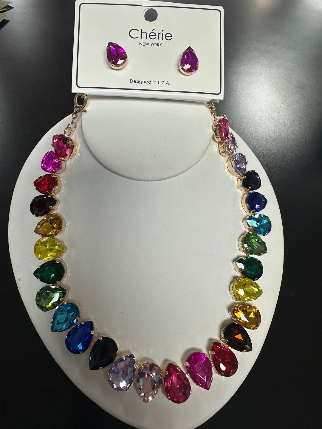 Rainbow Bling Necklace.