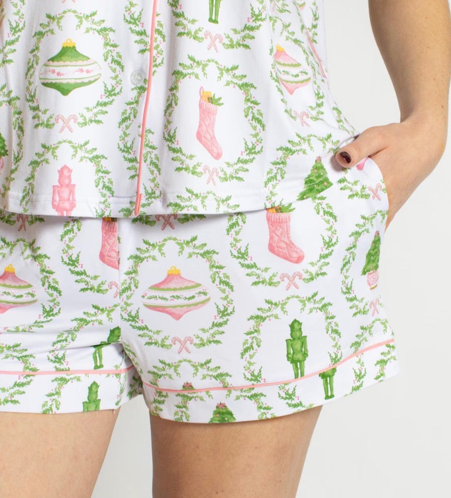 Royal Standard Nutcracker Shorts & T-shirt Pjs
