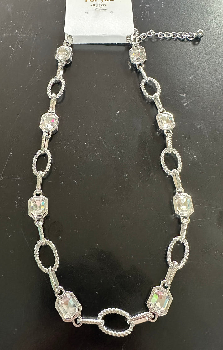 Bling & Chain Necklace
