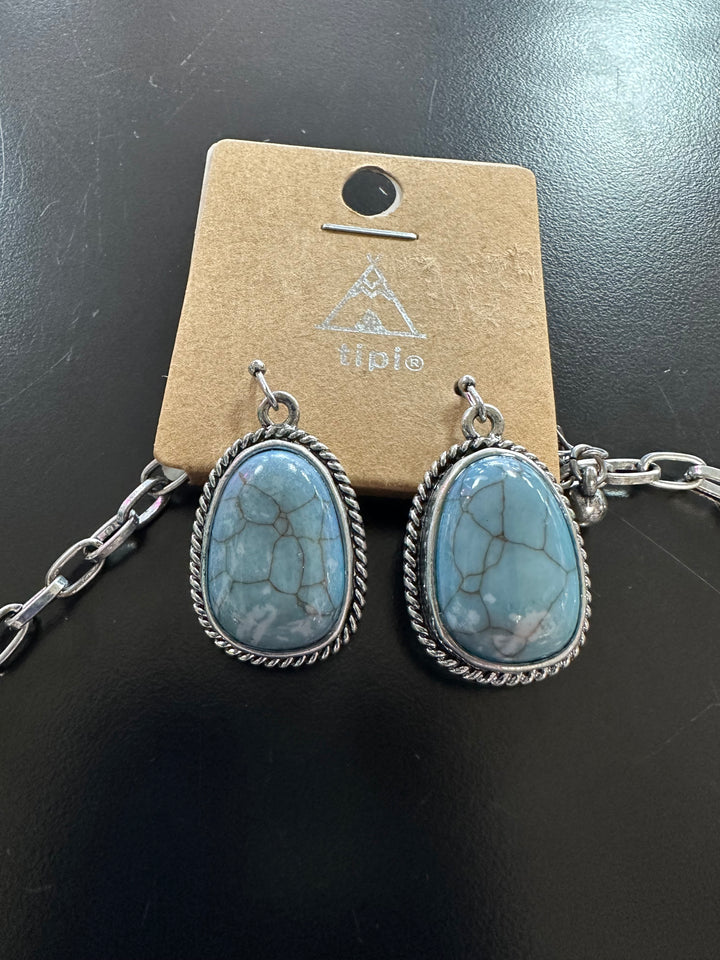 Multi-Color Western Lariat Necklace set