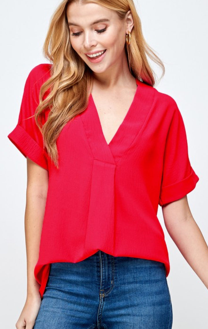 Another V-Neck Blouse