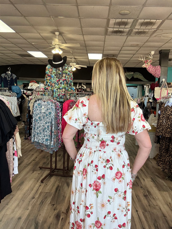 Strawberries and Roses dress