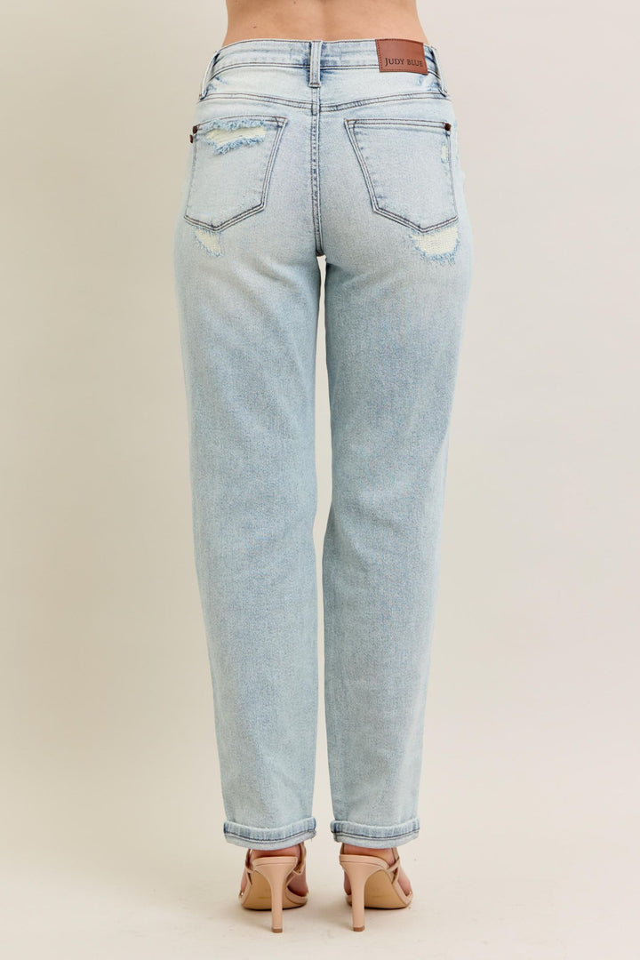 Judy Blue Destroy Light Wash Jeans