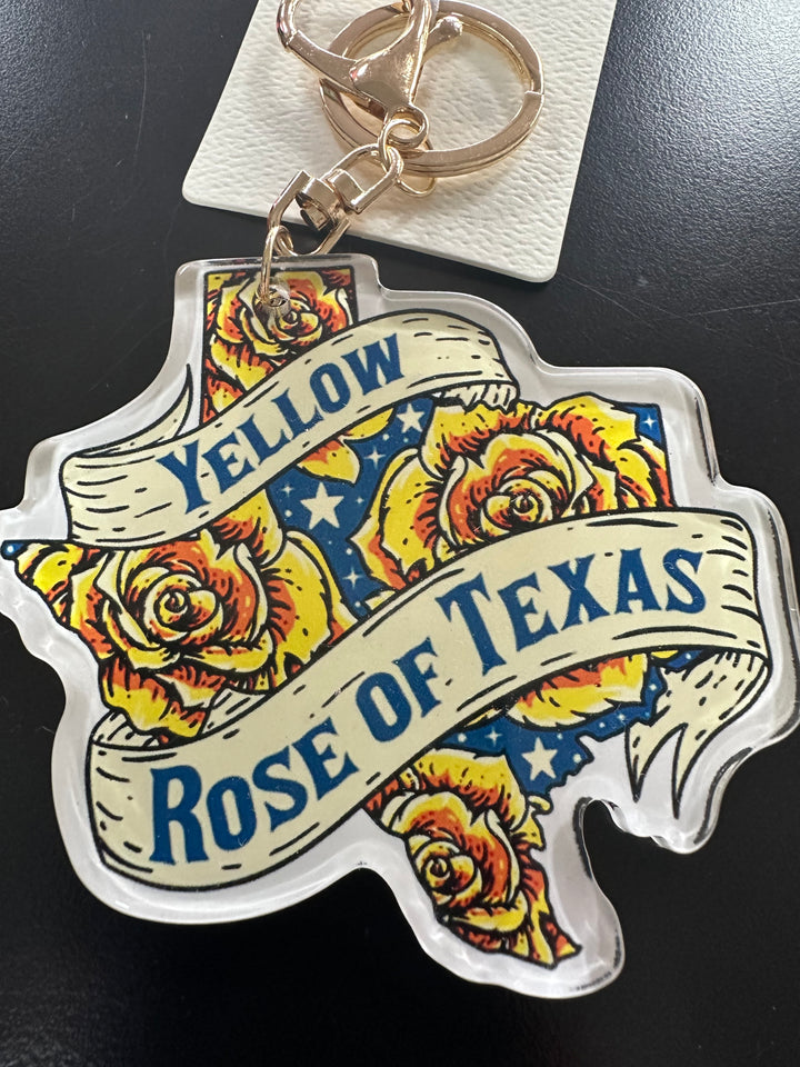 Texas Acrylic Key Chain