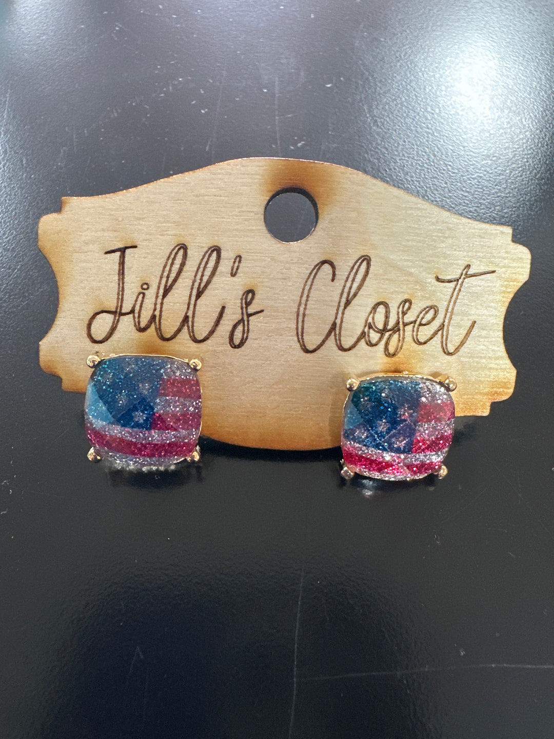 Flag Post Earrings