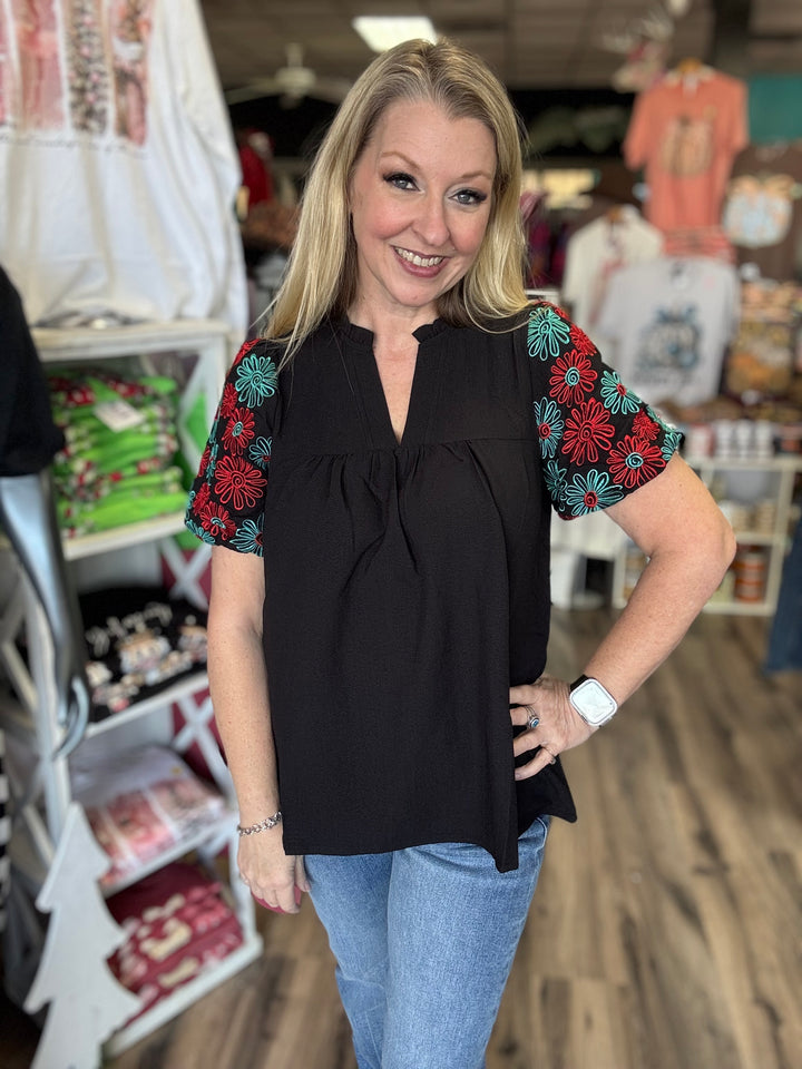 Elsie’s Flower Blouse