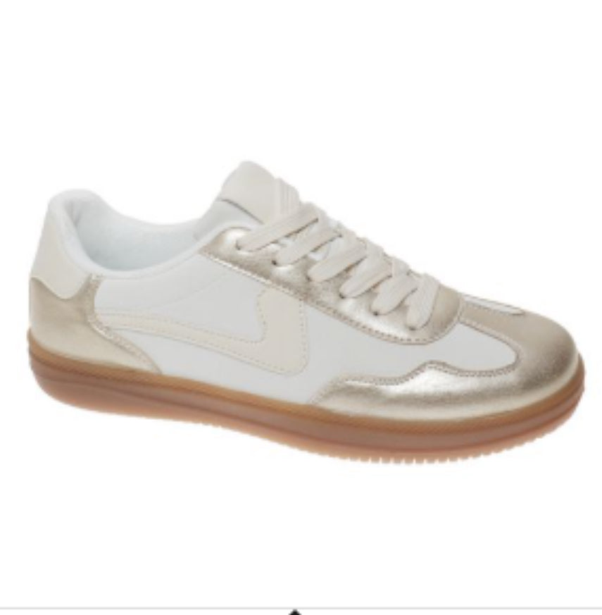 Giana Gold & Cream Shoes