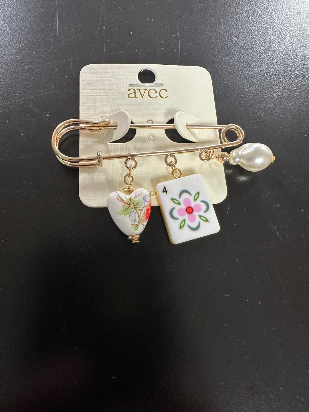 Mahjong Charm Pin