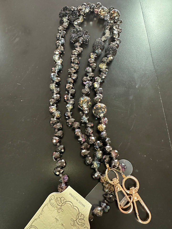 Bling Beaded Phone Lanyard