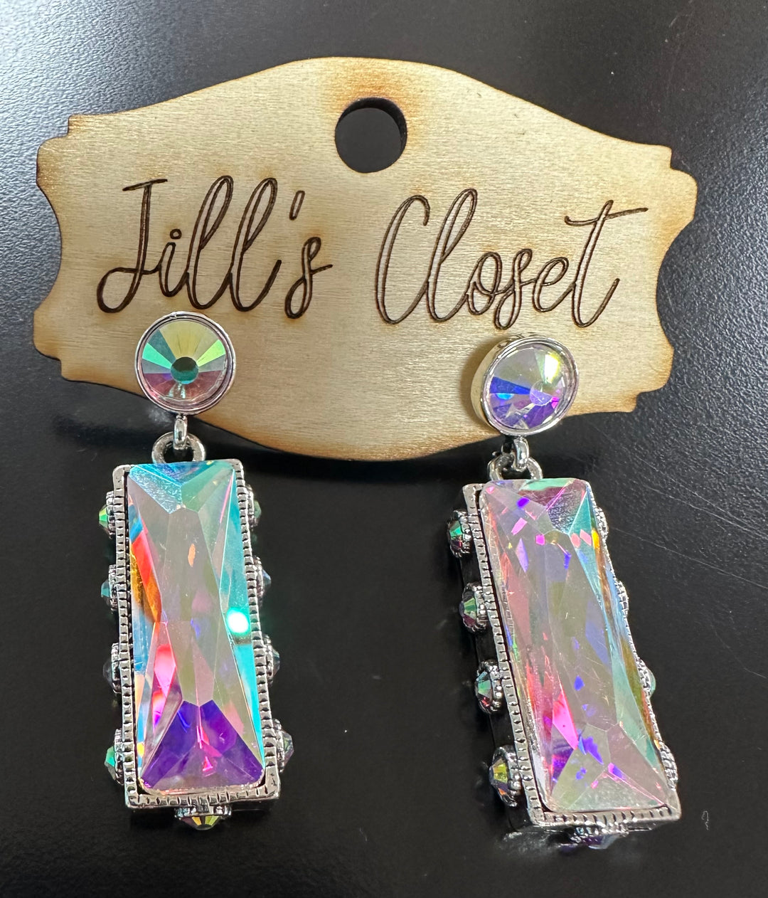 Lilly’s Long Bling Stud Earrings