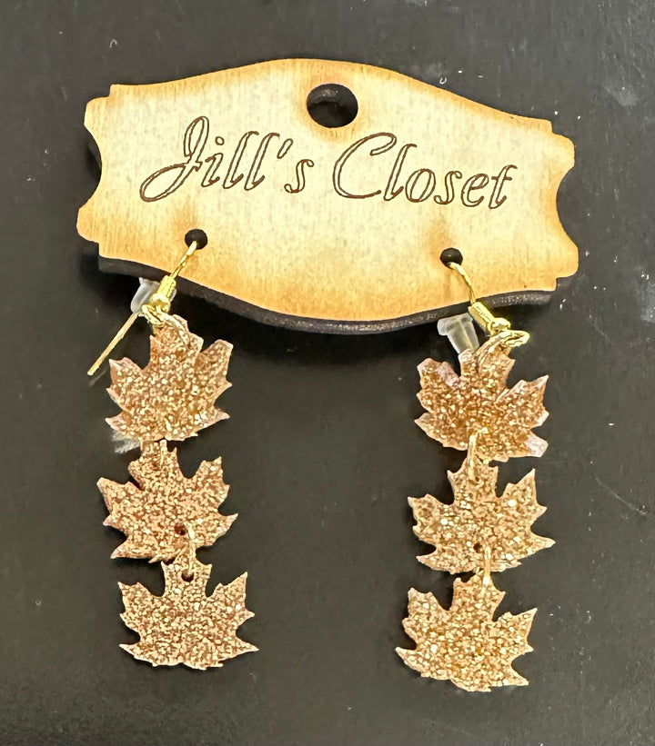 Fall Leaves Fishhook Earrings