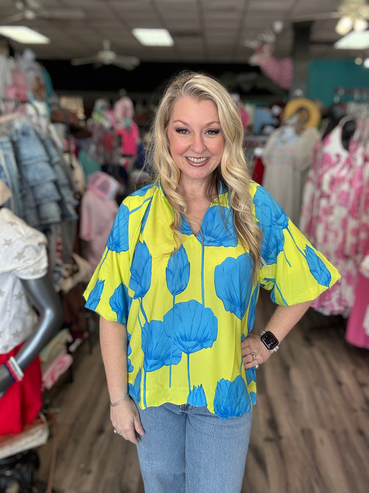 Big Poppy Blouse