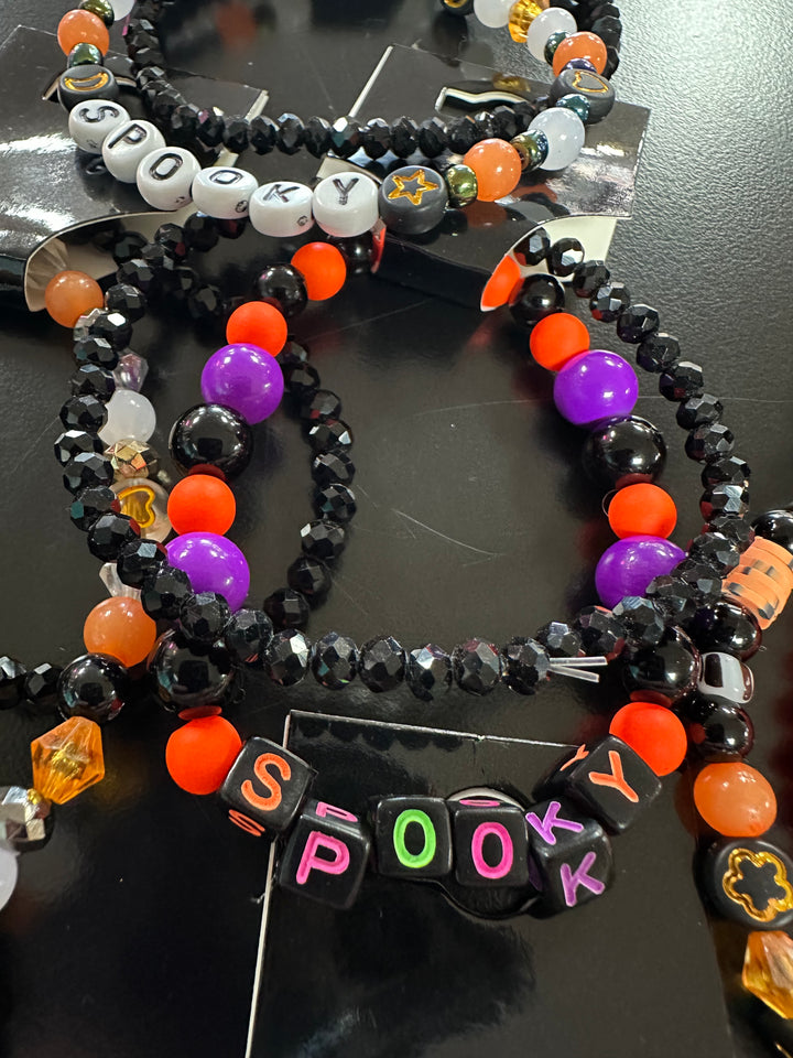Halloween “Words” Bracelet pair