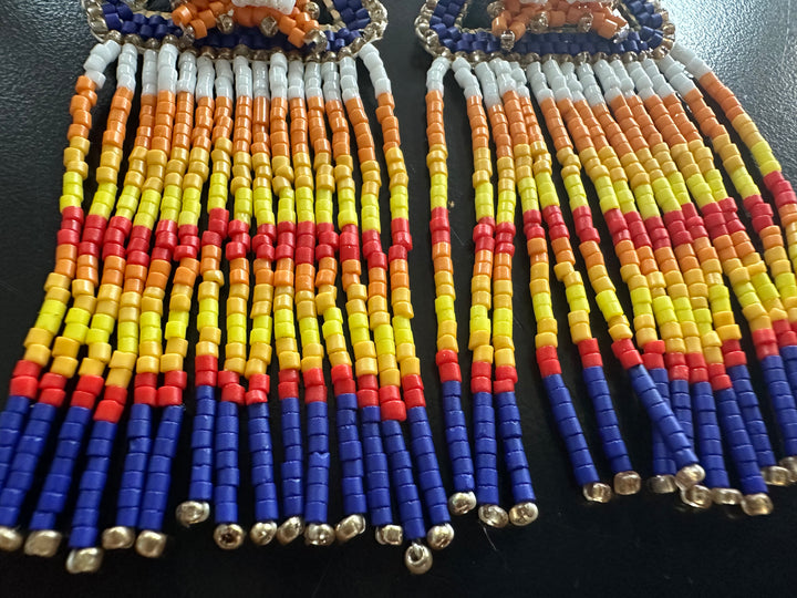 Beaded Fishhook Earrings