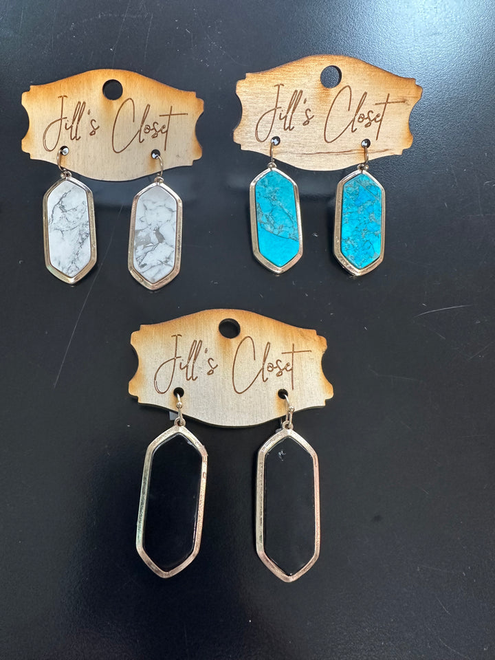 Lindsey’s Slab Earrings