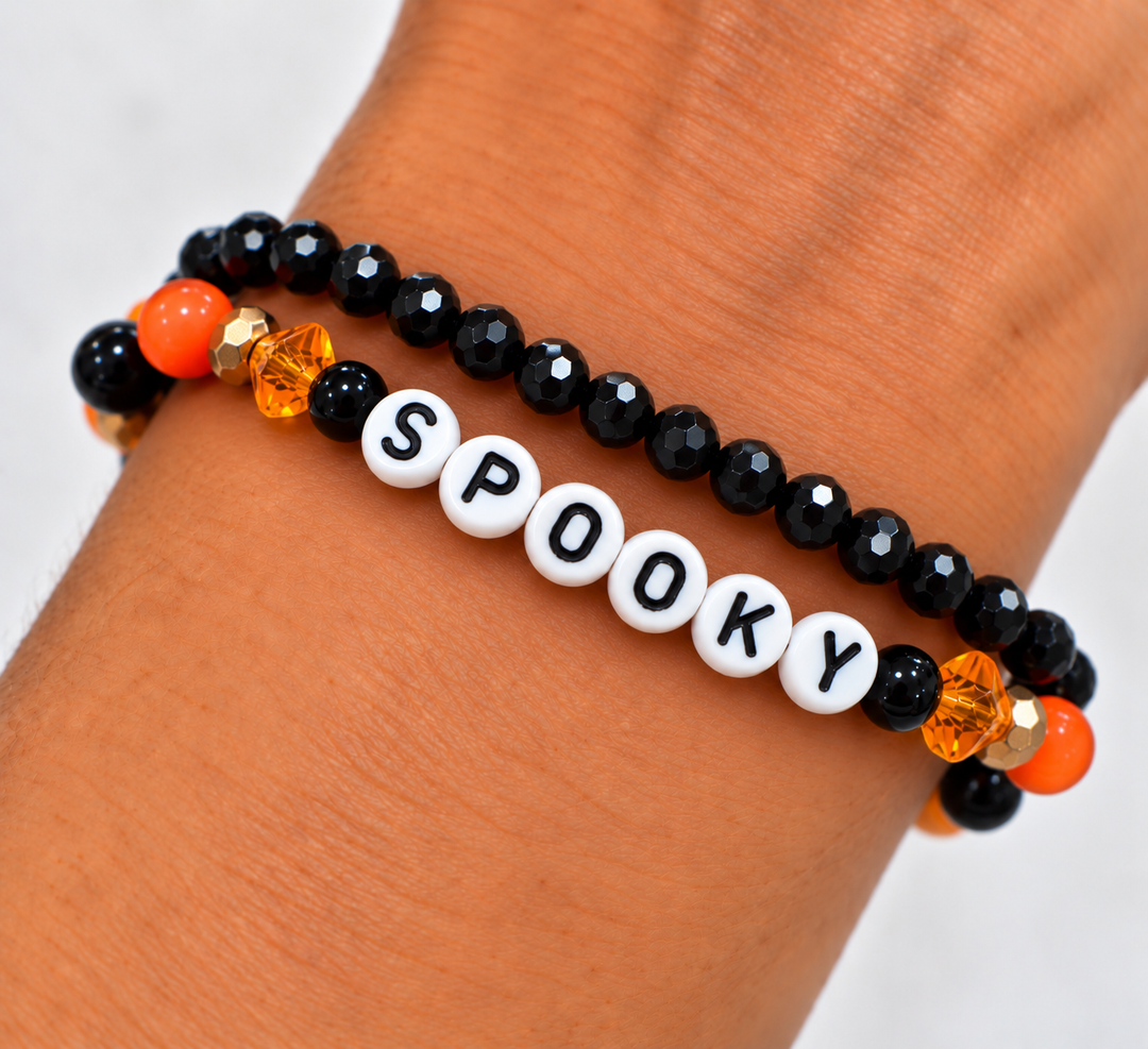 Halloween “Words” Bracelet pair
