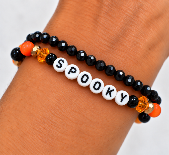 Halloween “Words” Bracelet pair