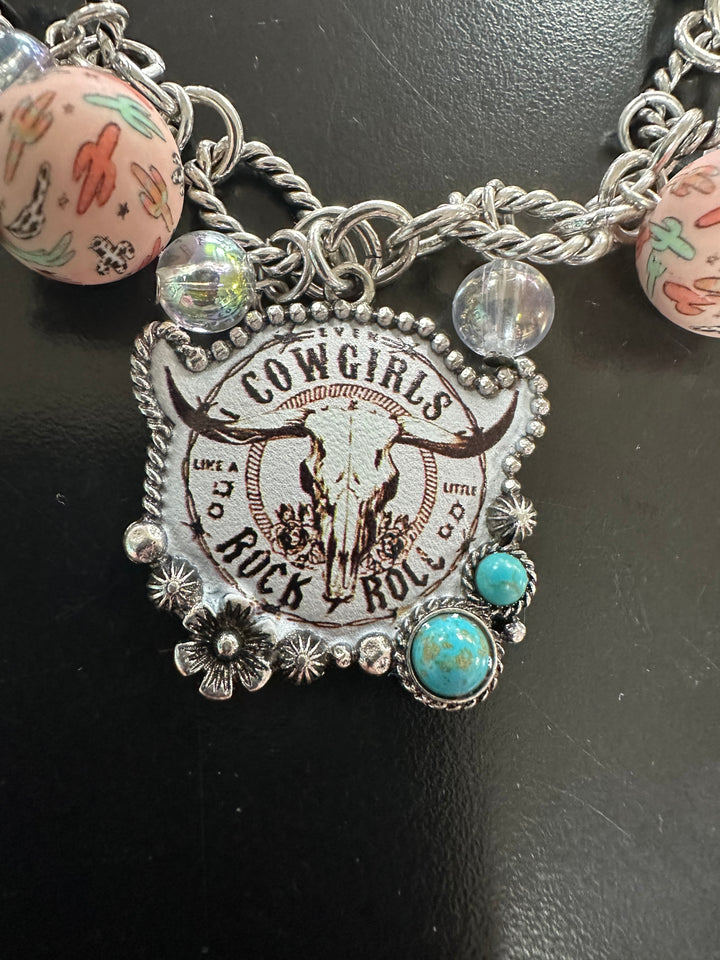Rock n’ Roll Cowgirl Necklace or Earrings