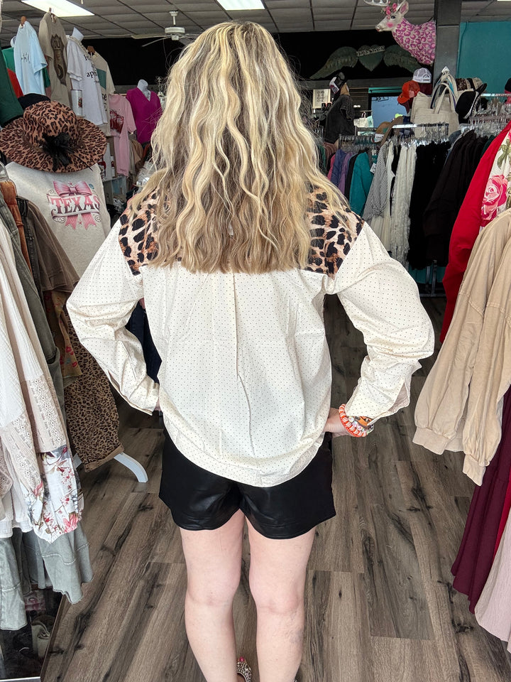 Bettye’s Leopard Blouse