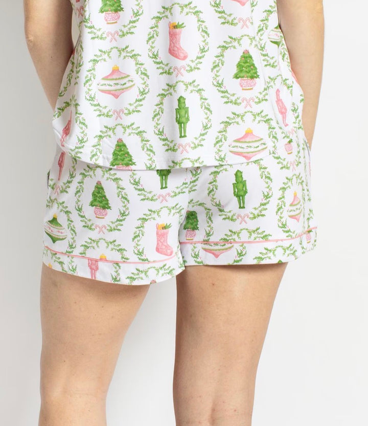 Royal Standard Nutcracker Shorts & T-shirt Pjs