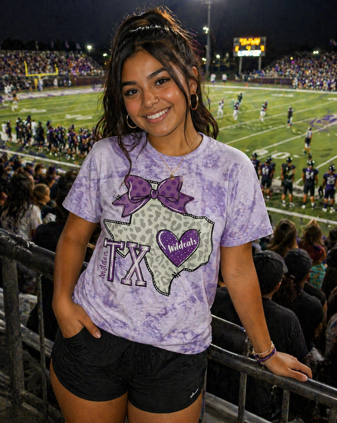 Angleton Wildcats Doodle TX tee