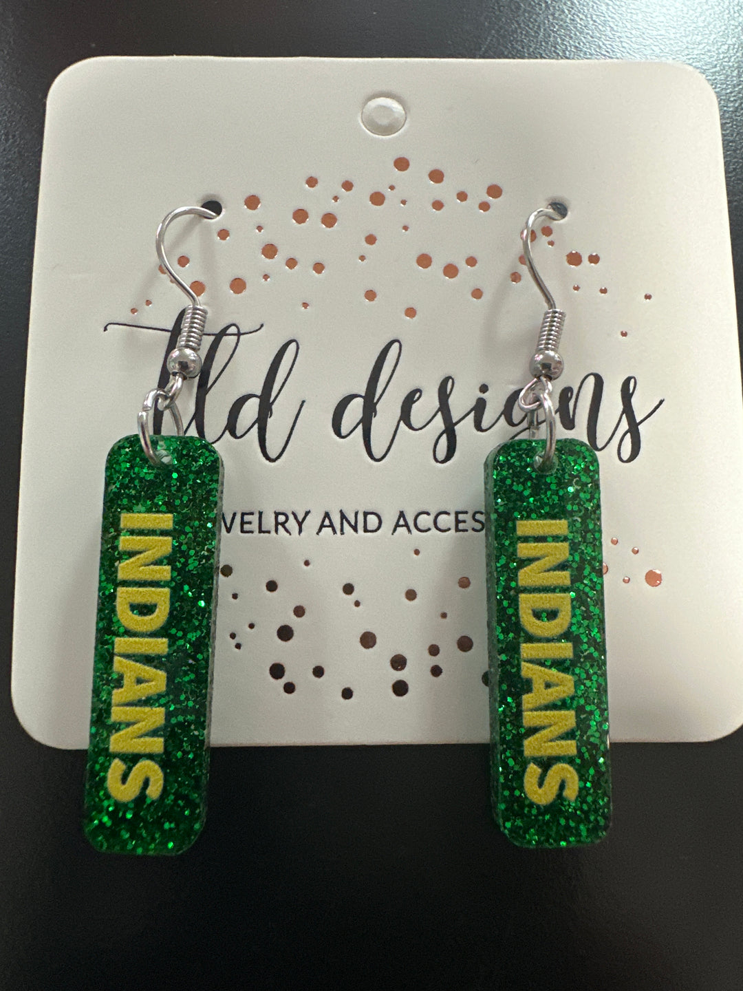Game Day Sticks School Earrings